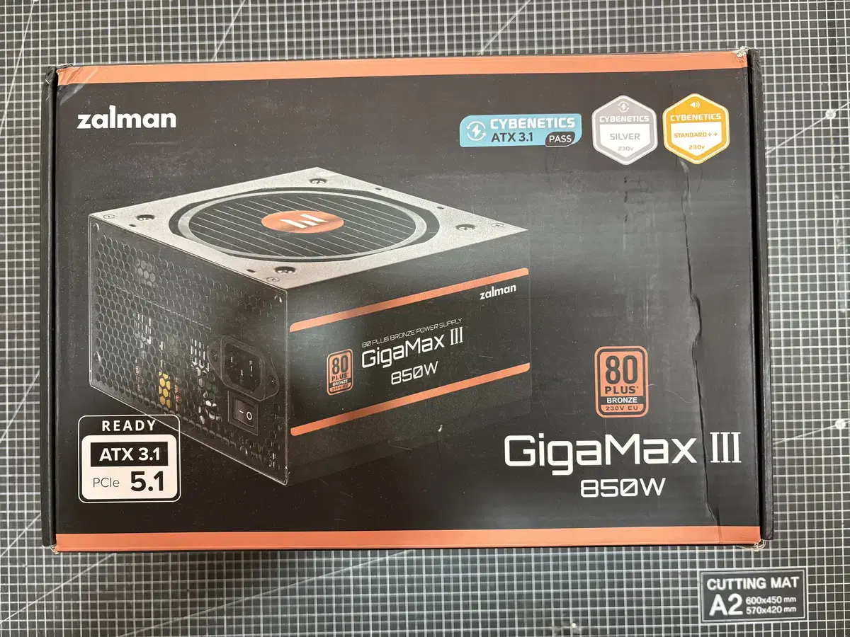 잘만 GigaMax III 850W 80PLUS브론즈 모듈러 ATX3.1